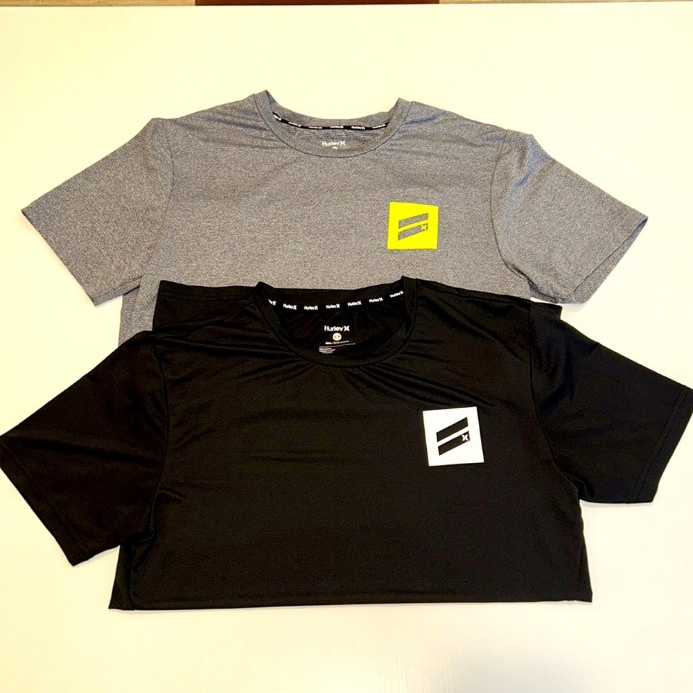 Hurley Men’s Athletic T- shirts Size Small Bundle of 2 Shirts. Great Deal!